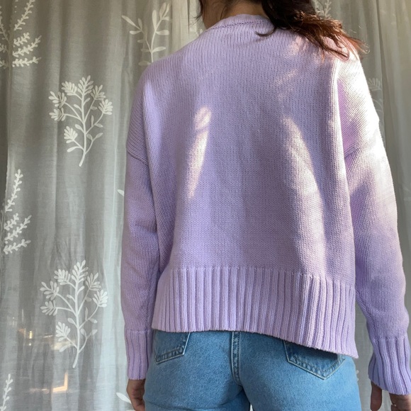 Lilac boxy sweater - Picture 2 of 3